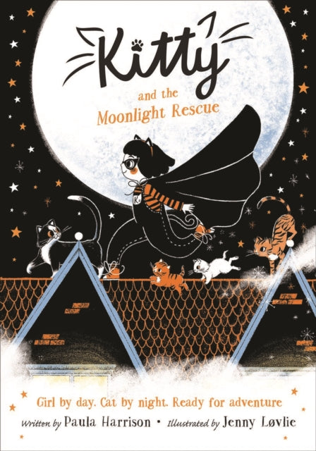 Book cover of: Kitty and the Moonlight Rescue. By: Paula Harrison