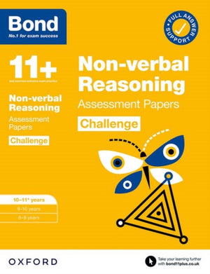 Bond 11+ Non-verbal Reasoning Challenge Assessment Papers 10-11 years