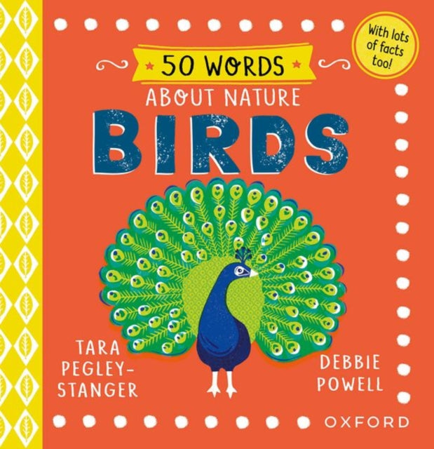 Book cover of: 50 Words About Nature: Birds. By: Debbie Powell
