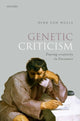 Book cover of: Genetic Criticism. By: Dirk Van Hulle