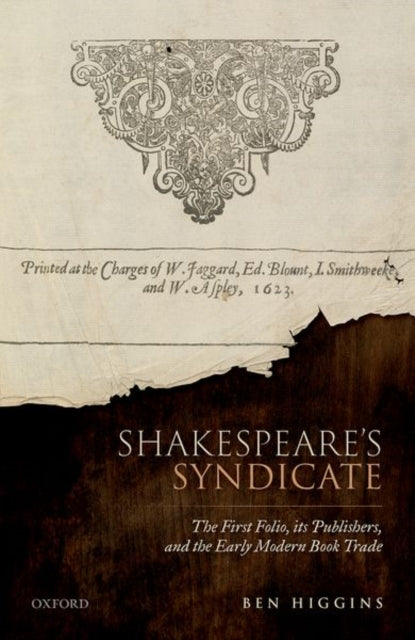 Book cover of: Shakespeare's Syndicate. By: Ben Higgins