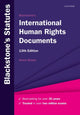 Book cover of: Blackstone's International Human Rights Documents. By: Alison Bisset