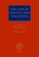 Book cover of: Law of Privacy and The Media. By: Adam Speker KC