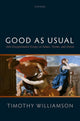 Book cover of: Good as Usual. By: Timothy Williamson