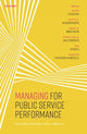Book cover of: Managing for Public Service Performance. By: Peter Leisink