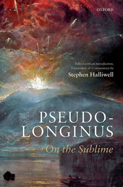 Book cover of: Pseudo-Longinus: On the Sublime. By: Stephen Halliwell