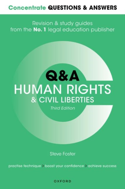 Book cover of: Concentrate Questions and Answers Human Rights and Civil Liberties. By: Steve Foster