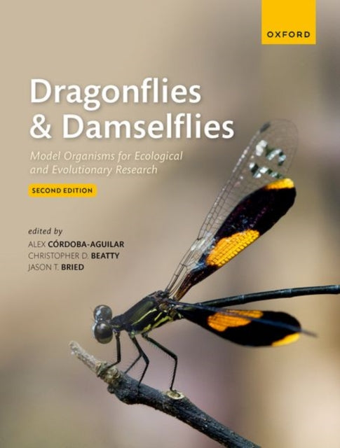 Book cover of: Dragonflies and Damselflies. By: Alex Cordoba-Aguilar