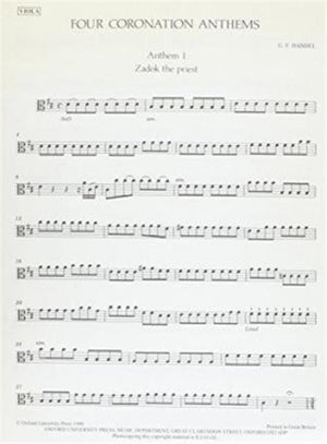Four Coronation Anthems