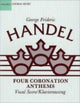 Book cover of: Four Coronation Anthems. By: George Frideric Handel