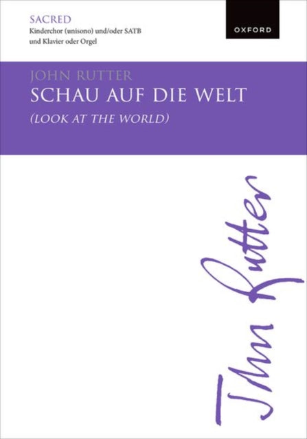 Book cover of: Schau auf die Welt (Look at the world)