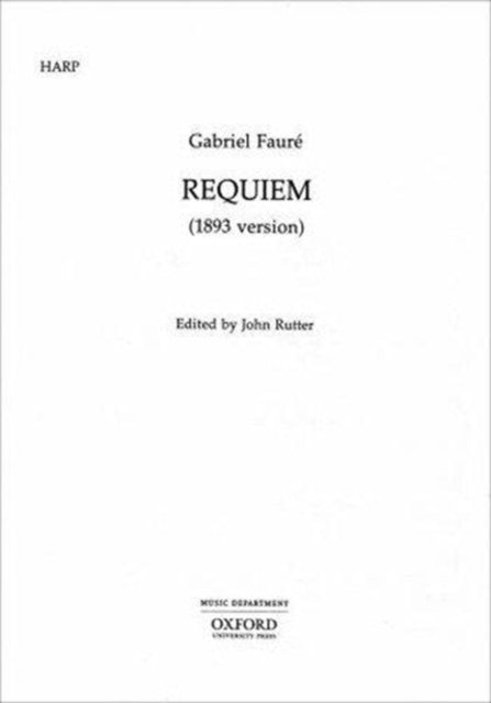 Book cover of: Requiem (1893 version)