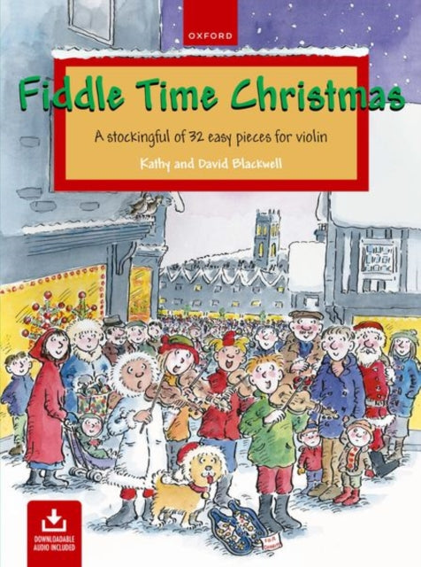 Book cover of: Fiddle Time Christmas. By: Kathy Blackwell
