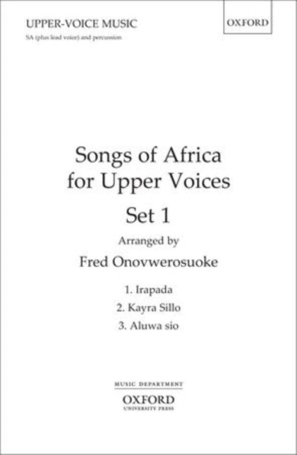 Book cover of: Songs of Africa for Upper Voices Set 1