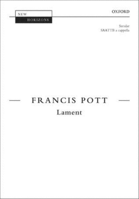 Book cover of: Lament