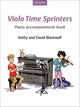 Book cover of: Viola Time Sprinters Piano Accompaniment Book