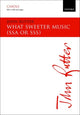 Book cover of: What sweeter music