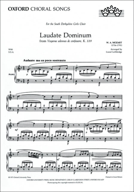 Book cover of: Laudate Dominum