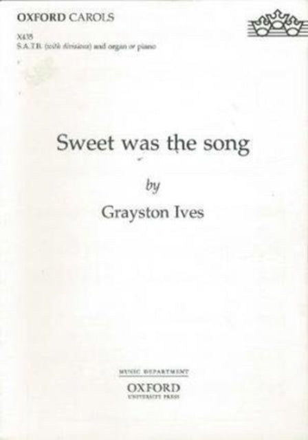 Book cover of: Sweet was the song