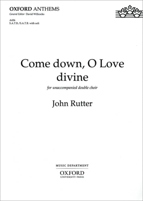 Book cover of: Come down, O Love divine
