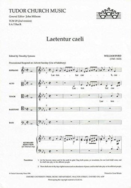 Book cover of: Laetentur caeli