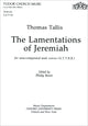 Book cover of: Lamentations of Jeremiah. By: Thomas Tallis