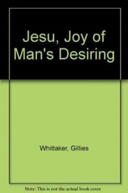 Book cover of: Jesu, joy of man's desiring
