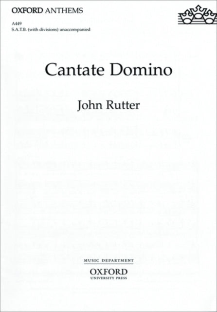 Book cover of: Cantate Domino