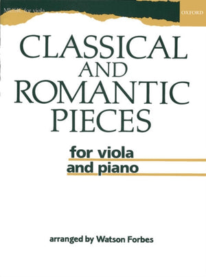 Classical and Romantic Pieces for Viola