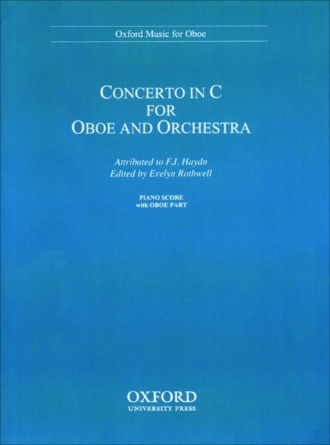Book cover of: Concerto in C for oboe and orchestra