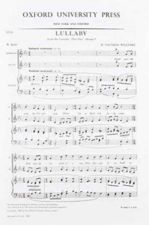 Lullaby from 'Hodie'
