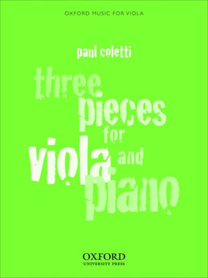 Three Pieces for Viola and Piano