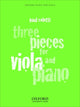 Book cover of: Three Pieces for Viola and Piano. By: Paul Coletti