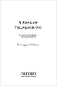 Book cover of: Song of Thanksgiving. By: Ralph Vaughan Williams