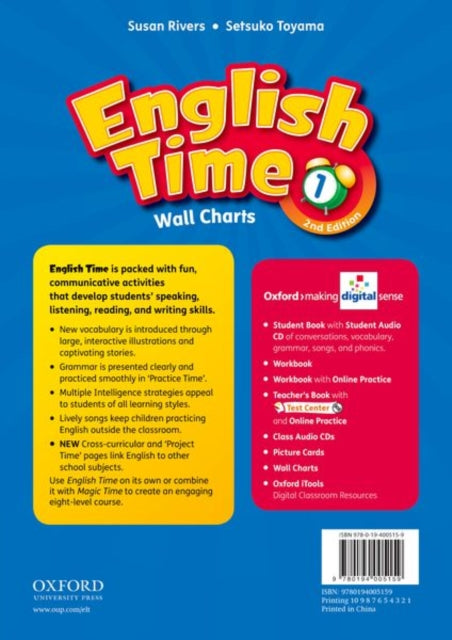 Book cover of: English Time: 1: Wall Chart