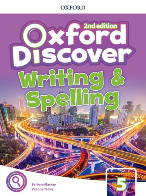 Book cover of: Oxford Discover: Level 5: Writing and Spelling Book. By: Barbara MacKay