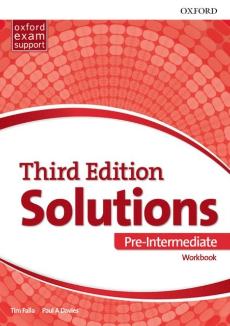 Book cover of: Solutions: Pre-Intermediate: Workbook. By: Oxford