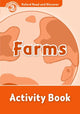 Book cover of: Oxford Read and Discover: Level 2: Farms Activity Book. By: Hazel Geatches