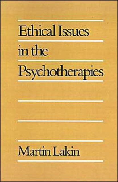 Ethical Issues in the Psychotherapies