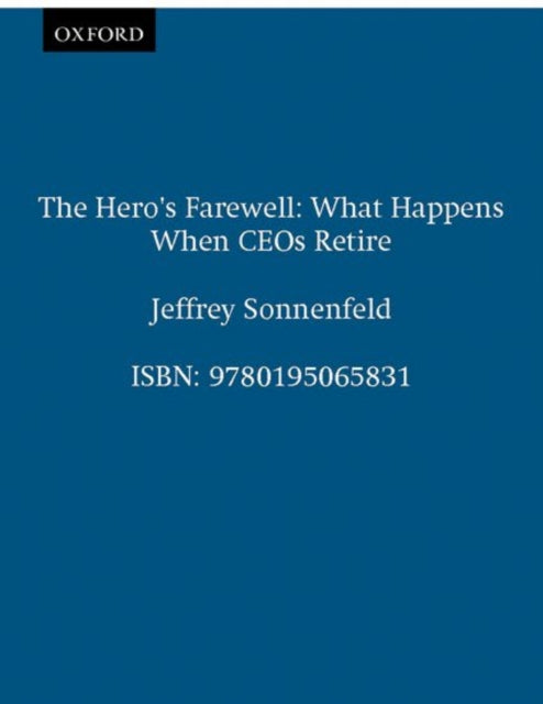 Book cover of: Hero's Farewell. By: Jeffrey Sonnenfeld