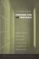 Book cover of: Proving the Unprovable. By: Christopher Slobogin