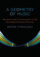 Book cover of: Geometry of Music. By: Dmitri Tymoczko