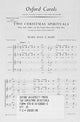 Book cover of: Two Christmas Spirituals