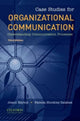 Book cover of: Case Studies for Organizational Communication