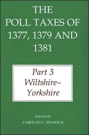 Poll Taxes of 1377, 1379, and 1381