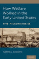 Book cover of: How Welfare Worked in the Early United States. By: Gabriel J. Loiacono