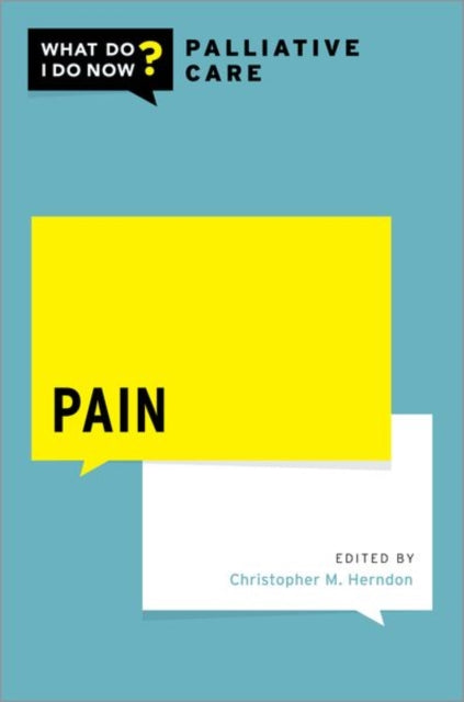 Book cover of: Pain. By: Christopher M. Herndon