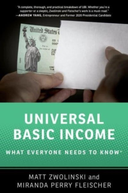 Book cover of: Universal Basic Income. By: Matt Zwolinski