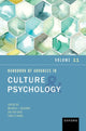 Book cover of: Handbook of Advances in Culture and Psychology