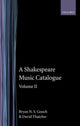 Book cover of: Shakespeare Music Catalogue: Volume II